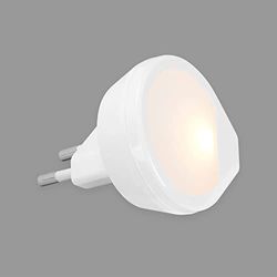 BRILONER - LED-nattljus uttag, varmvitt ljus, stickproppslampa, nattlampa, uttagslampa, trappljus, 54x54x21 mm, 2199-016