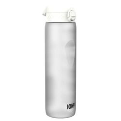 ION8 1 Liter Vattenflaska med Tidsmarkeringar, Läcksäker, Flip-lock, Bärhandtag, Diskmaskinssäker, BPA-fri, Perfekt för Gym, Hälsa och Fitness, 1000 ml/32 oz, Motivator Vit
