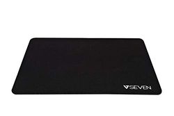 V7 MP02BLK muismat antibacterieel, muismat met antislip onderlegger van gerecycled rubber (220 x 180 mm) - zwart