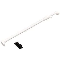 Iris Ohyama, Barre téléscopique, Tringle à rideau, 75/120 cm, Solide, Montage facile, Salle de bain, Montage facile, Dressing - Telescopic Stick H-NPJ-120 - Blanc