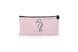Bonamaison Imprimé Numériquement Pochette à Crayon en Toile avec Fermeture à Glissière, Trousse, Boîtier Crayon, Sac à Stylo pour Enfants, Garçons, Filles, Unisexe, 1 Pièce, Taille: 21x12 Cm