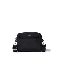 Baggallini Women's 2-in-1 Convertible Belt Bag, Black, One Size