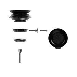 Fidlock Vb-0001B (blk) VACUUM Ahead cap basis voor volwassenen, geschikt voor 1 1/8 inch vorkschacht EU