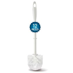 Tonkita Tonkinet Toilet Brush, White, 12 Pieces