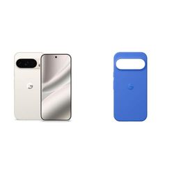 Google Pixel 10 Pro - Unlocked Android Smartphone with Gemini, Triple Rear Camera System, 24+ Hour Battery and 6.3" Super Actua Display - Porcelain, 128GB+Case