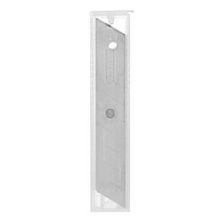 STANLEY Lâmina de cortador padrão de 18 mm, substituição para cortadores de 18 mm, folha de secção em 8 cortes, 10 dispensadores de 10 unidades, para cortes precisos e duradouros, 1-11-301
