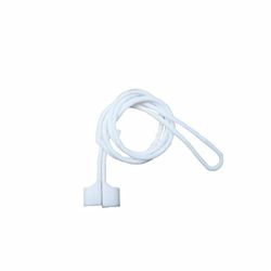 Zachte siliconen sport-headset anti-verlies tape super magnetisch sutible voor Airpods White