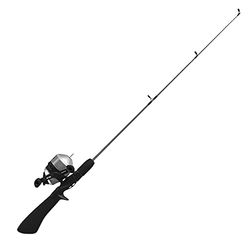 Zebco Dock Spincast Moulinet et Canne à pêche, 106,7 cm Canne à pêche en Verre Z Durable, Moulinet Anti-Retour Quickset