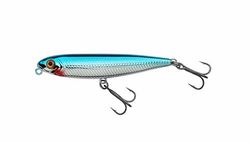 Berkley Pulse Slurp, appât de Surface Flottant, leurre de Surface Dur pour la pêche à la Perche, au Bar, aux prédateurs d'eau Douce et d'eau salée, 6.5cm, Blue Flash