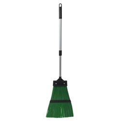 WERKA PRO - 0 nylonfiberrengöringsborstar med justerbart teleskophandtag i aluminium, lättviktigt, multianvändande för terrass, balkong, trädgård, grön, 30 cm