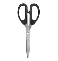 D.RECT 6021 21 cm Stainless Steel Cutting Scissors for Paper and Tapes, Unbreakable Plastic Handle, School Scissors for Home Use, School and Office