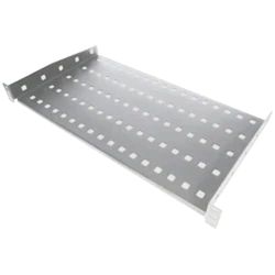 A LAN BALDA FIJA para ARMARIOS DE 19 SA-P-19-1U-250-2-S 250 mm Color Gris