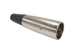 XLR-hankontakt NICKELEE 3 stift