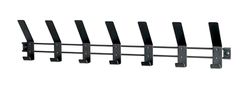 HAKU Möbel Wardrobe Black, Metal - Size: W 74 cm X H 14 cm X D 6 cm, Style: Modern