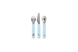Mepal Children’s Cutlery 3-Piece Set Mio Little Dutch, Children's Flatware, Child-Friendly Utensils from 12 Months, Including Knife, Fork & Spoon, Set of 3, Forest Friends