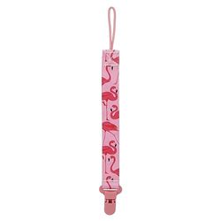 Nuby - Attache-Sucette - Porte-sucette en tissu avec pince en plastique - Rose
