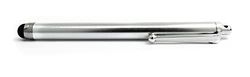 SYSTEM-S Stylus Pennino Capacitivo dello Schermo per Smartphone, Touch Screen del Telefono Cellulare, Tablet, PC, PDA, Argento
