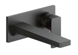 Duravit MH1070004046 Manhattan - Rubinetto per lavabo, colore: Nero opaco