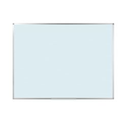 Bi-Office Ayda Pizarra Magnética Sky, 90 x 60cm, Superficie de Acero Lacado, Marco de Aluminio