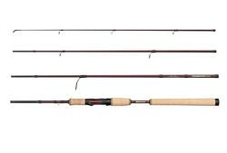 Abu Garcia Tormentor2 Reizen Spinnen Hengel, lichtgewicht hengel met 24T Carbon blank, kurk handvat, compact ontwerp voor reizende vissers, zoetwater zoutwater roofvis, 2.13m 10-30g