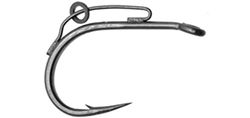 Mustad BBS Wide Gape Micro Barb Size 8 Hameçons Mixte, Gris foncé, 36