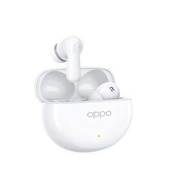 OPPO Enco Air4 - Bezprzewodowe słuchawki z dźwiękiem przestrzennym, aktywną redukcją szumów, autonomią 12h, niskim opóźnieniem dla graczy i odpornością IP55 - biały