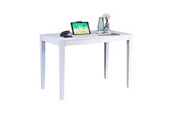 M2 Kollektion Gunar Bureau en Bois MDF Blanc, 110 x 75 x 60 cm
