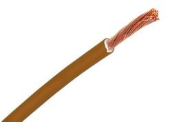 Velocraze Rollo - hilo flexible de línea marrón, 100m, 16mm², ideal para instalaciones eléctricas, resistente y fácil de manejar.