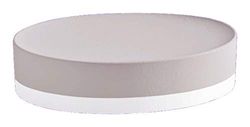 Gedy New Mizar Soap Dish, Ceramic, Beige, 9 x 12.3 x 3