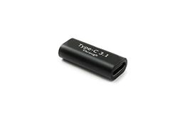 System-S Adaptateur USB 3.1 Type C Femelle vers Femelle Noir