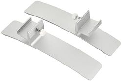 VIESTA SF2 infrarood verwarming standaard geschikt voor F en CF serie verwarmingspanelen, platte radiatoren - standaard (2-pack) - aluminium, accessoires zilver