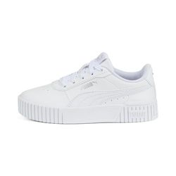 PUMA Carina 2.0 PS, Zapatillas, White White Silver, 32 EU