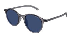 Montblanc MB0326SA Zonnebril, heren, gerecycled, meerkleurig, eenheidsmaat