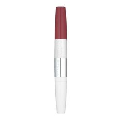 Maybelline New York Superstay 24Color Rossetto a Lunga Durata Doppio Gesto, Liquido Intenso e Balsamo per Fissare il Colore, 260 Wildberry