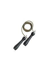 Endurance Unisex springtouw met ergonomische handgrepen 1001 zwart, één maat