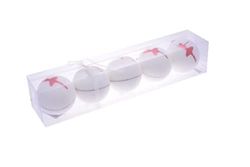 PARTENOPE SRL DEC.5 rode ballen 11 cm 5 stuks 40722308, zoals foto, uniek