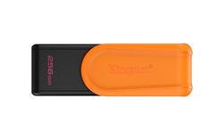 Kingston DataTraveler Exodia S Unidad Flash USB - 256GB - USB 3.2 Gen 1 - USB Type A - Negro/Naranja - DTXS/256GB