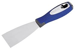 Spatule en acier inoxydable bi-matière 30 mm, robuste et durable, idéale pour cuisiner, servir et préparer des aliments.