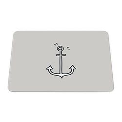 Bonamaison, Tapis de Souris Rectangle Imprimé Numériquement, Fond Antidérapant, pour Bureau et Maison, Taille: 22x18cm