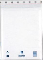 Vita vadderade kuvert B00, 100 stycken, 120 x 210 mm