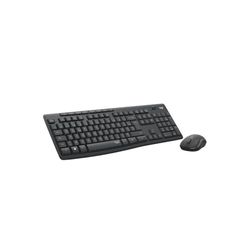 Logitech MK295 Kit Mouse e Tastiera Wireless, Layout ‎Francese Azerty, Grigio