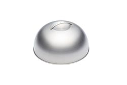 MasterClass Cúpula para fundir y tapa para hamburguesas, vaporizador para hamburguesas, fundidor de queso, acero inoxidable, 22,5 x 12 x 16 cm, plateado