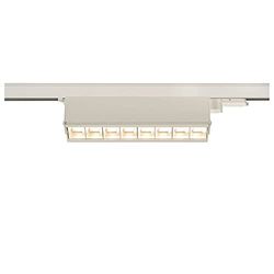 SLV faretto sistema trifase SIGHT MOVE/faretto LED trifase, faretto, faretto da soffitto, lampada da soffitto, sistema a binari, illuminazione di interni / 3000K 26W 2700lm bianco 75 gradi