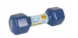 Mancuernas LongFit Sport Longfit sport 3 Kg Azul 3 Unidades