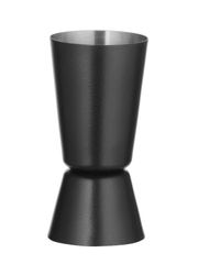 HENDI Jigger doble 25/35 ml, BarUp, vaso medidor de cócteles, medidor dosificador de barra, barman, bar, bebidas, cocktails, ø40x(H) 75 mm, acero inoxidable con recubrimiento de polvo negro