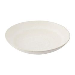 Olympia FC705 Stengods byggd-a-skål platta skålar, 250 mm, vit, paket med 4