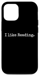 Coque pour iPhone 15 Pro J'aime lire le lecteur drôle bibliothécaire blague club de lecture