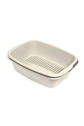LETTIERA Aperta per Gatto Modello Miso Gatti Toilette IGIENICA NO PALETTA TRIPLA VASCA Colori ASSORTITI