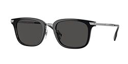 Burberry Heren Peter Zonnebril, Zwart, 51