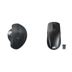 Logitech MX Ergo S & Corsair M75 Wireless RGB Souris de Jeu